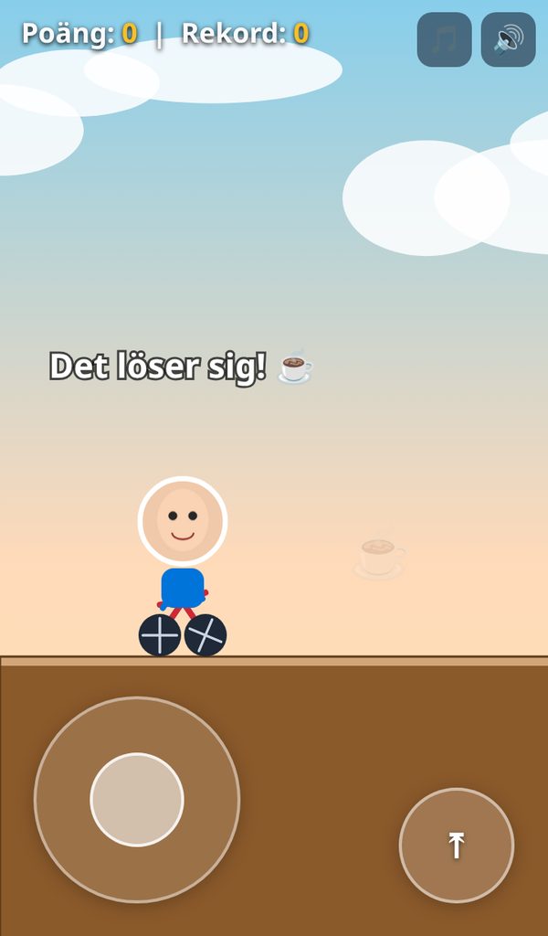 Spelet där mottagarens ansikte är spelfiguren