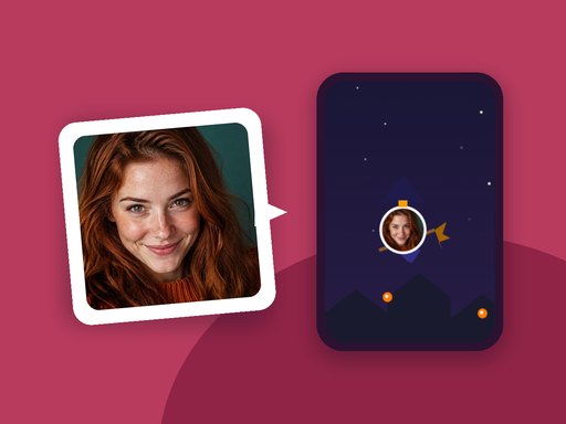 Fotot på Elin och samma Elin som flygande häxa i sitt halloweenspel